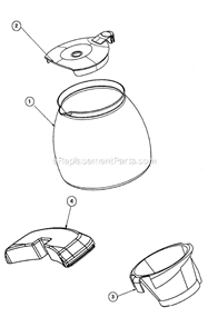 Page A Diagram and Parts List for UNX20  Mr Coffee Coffee Maker